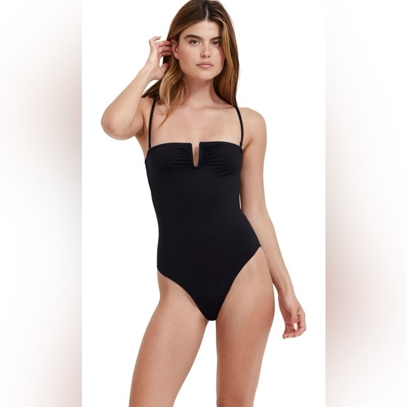Gottex Other - Gottex Flirtt Women’s Bandeau One Piece Bathing Swimsuit with V-Wire Insert